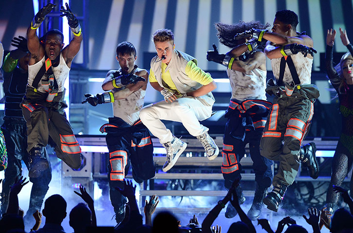 The week in music: Justin Bieber performs at the 2012 Billboard Music Awards in Las Vegas