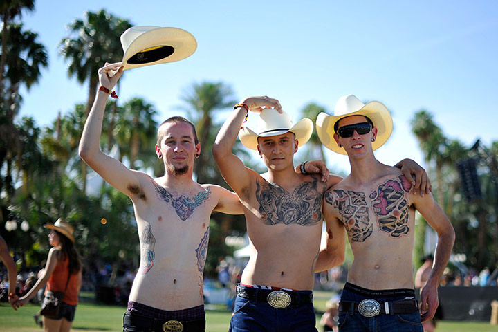 Week in music: Three tattooed country music fans at the Stagecoach Festival 