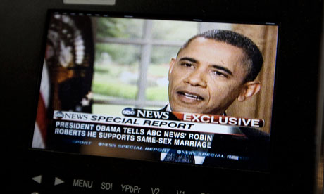 supports marriage Obama gay