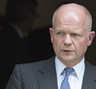 British foreign secretary William Hague