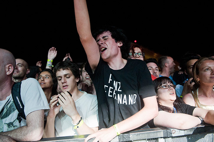the week in music: Fans watch Franz Ferdinand at Primavera Sound Festival 201