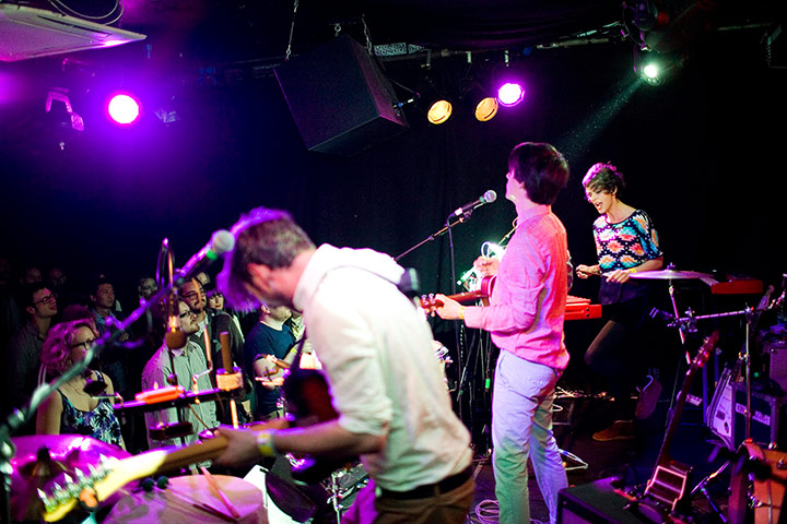 New band of the day: We Were Evergreen play the Guardian's New Band of the Day gig in the Barfly