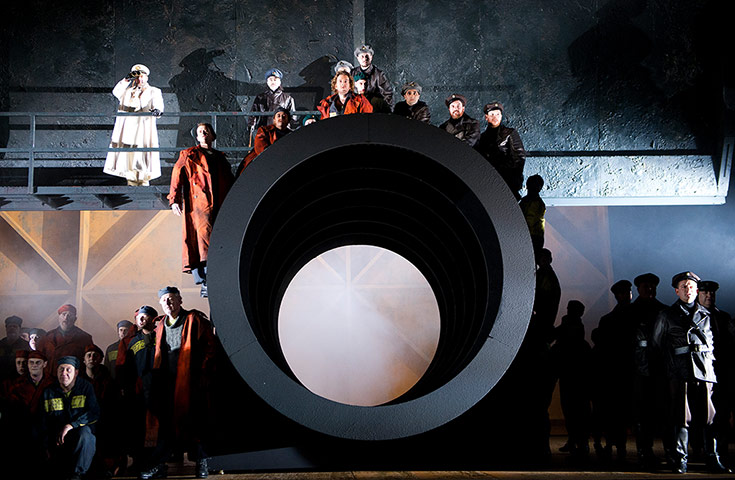 Kenton's week on stage: A scene from Billy Budd by Benjamin Britten at the London Coliseum