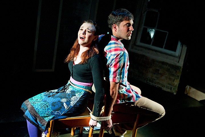 Kenton's week on stage: Cassandra Compton (Kate) and Ben Gerrard (Tom) in Spinach at King's Head