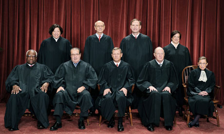 Justices of the US supreme court