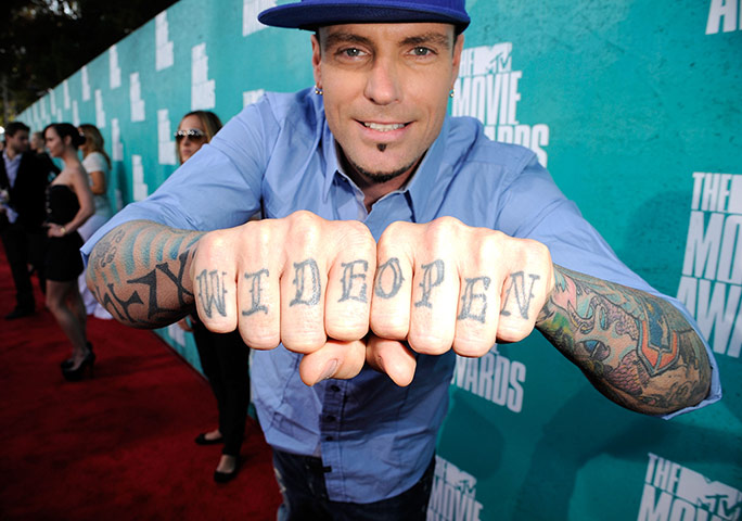 week in music: Vanilla Ice arrives at the MTV Movie Awards in Los Angeles, on 3 June