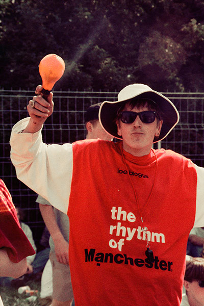 Stone Roses Book: Stone Roses Fan at Spike Island, 1990