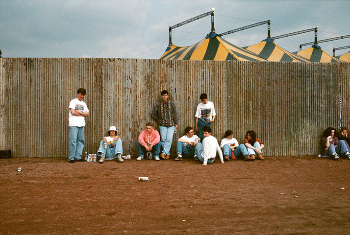 Stone Roses Book: Stones Roses fans at Glasgow Green, 1990
