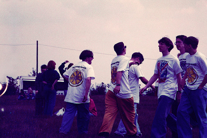 Stone Roses Book: Stone Roses fans at Spike Island, 1990