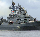 Russian warship the Admiral Chabanenko