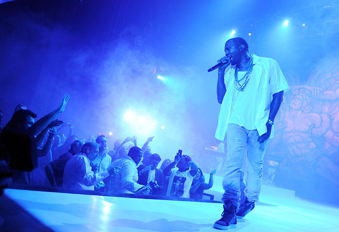 Week in music: Kanye West in Atlantic City, US on 6 July