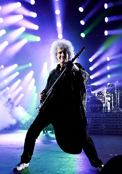 Week in music: Brian May performs with Adam Lambert in London on 11 July 