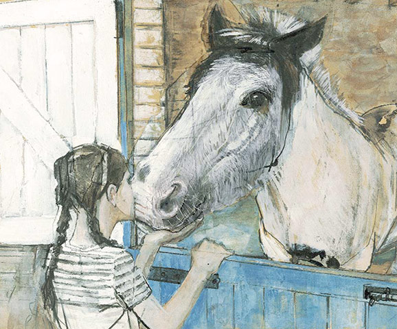 Where My Wellies Take Me: Page from Where My Wellies Take Me by Clare and Michael Morpurgo