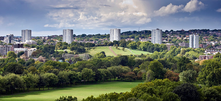 London from the rooftops: primrose hill