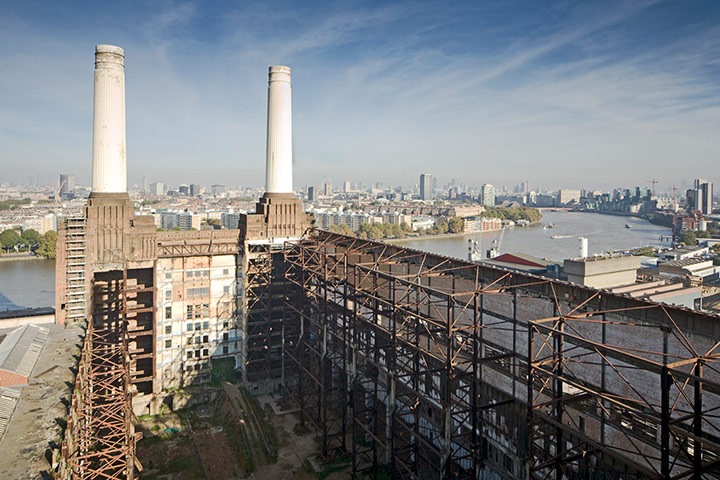 London from the rooftops : Battersea Power Station