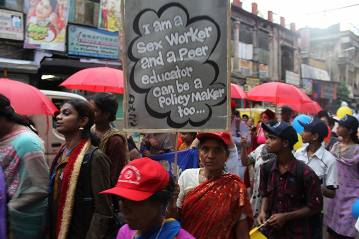Kolkata: Calcutta: Alternative International AIDS Conference at Sonagachi