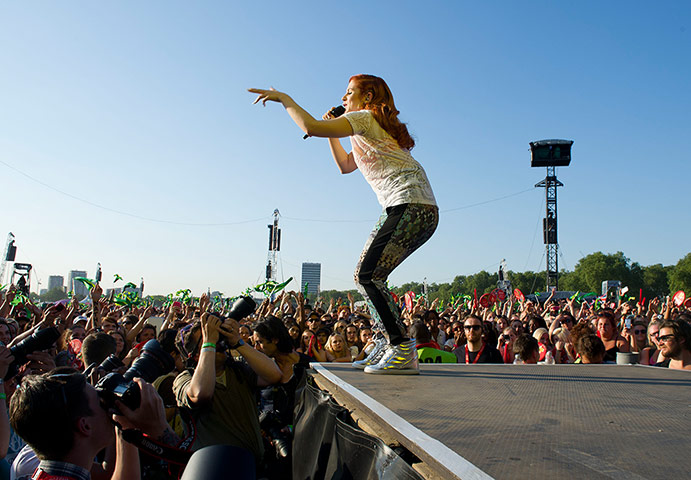 Torch concert Hyde Park: Katy B