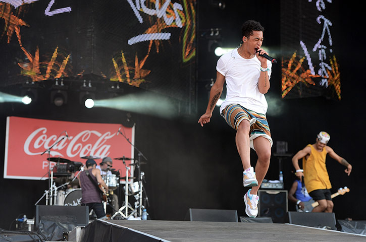 Torch concert Hyde Park: Jordan Stephens of Rizzle Kicks