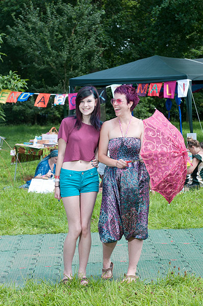 Womad: Sarah Aza, 38 and Brenna, 15