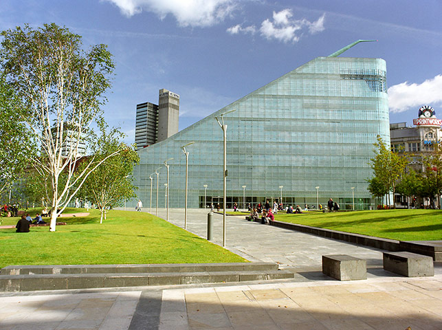 National football museum: The Urbis Centre in central Manchesterr, home of the museum
