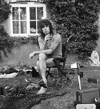 Rolling Stones: Keith at Redlands, West Sussex, 31 July 1973