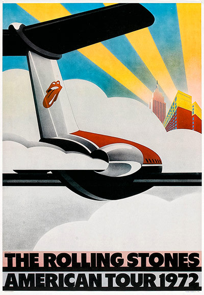 Rolling Stones: 1972 North American tour poster