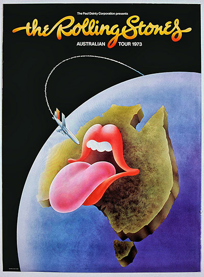 Rolling Stones: Australian tour, 14 February - 27 February 1973 