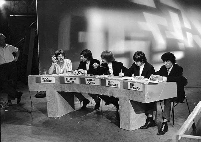 Rolling Stones: Juke Box Jury at the BBC in London, 27 June 1964