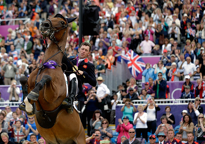 team GB celebrations: Scott Brash