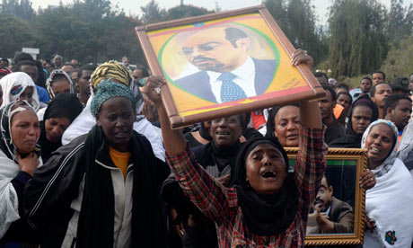 Les funérails de Meles Zenawi  (Photo The Gardian )