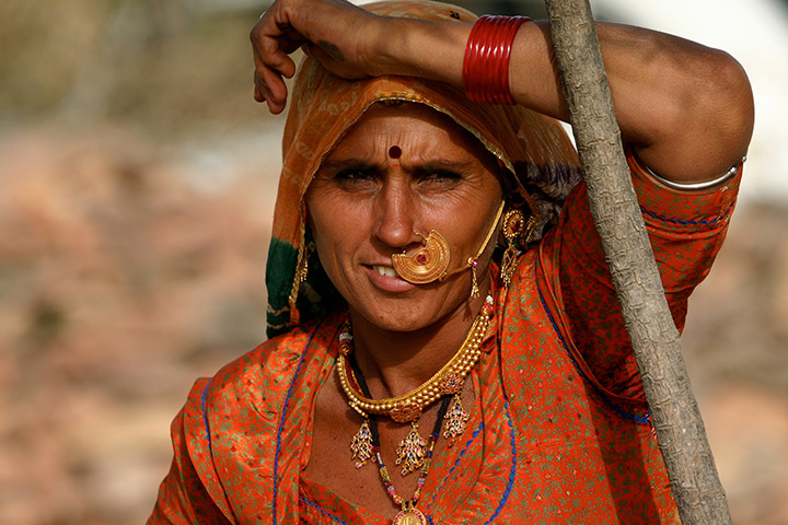 august photo competition: Woman in Rajasthan