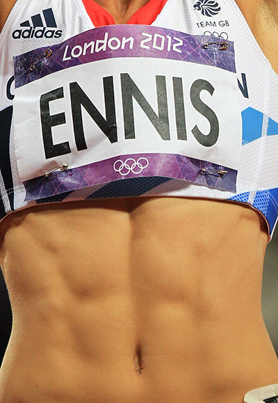 Fab abs gallery: Jessica Ennis