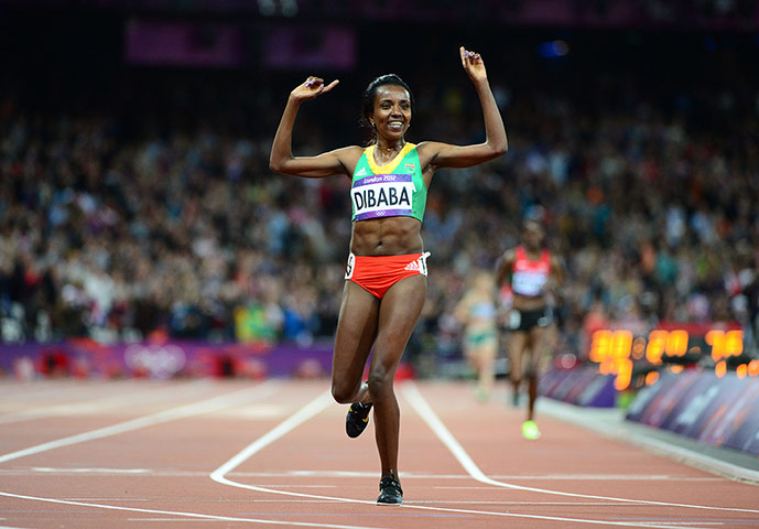Fab abs gallery: Ethiopia's Tirunesh Dibaba Kenene