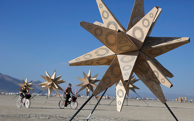 Burning Man: An art installation at the Burning Man 2012 