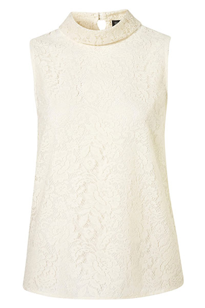 Get the look - Carey: Lace top £34, topshop.com
