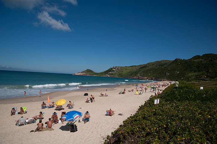 Brazil beaches: Brazil - Florianopolis - Mole beach