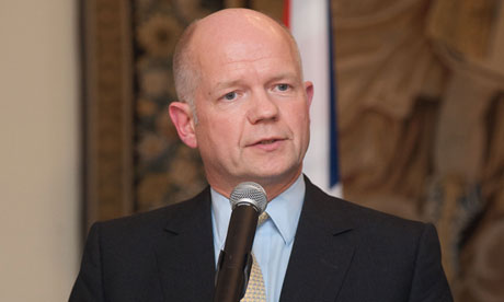 British Foreign Minister: William Hague 