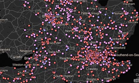 Interactive academies map