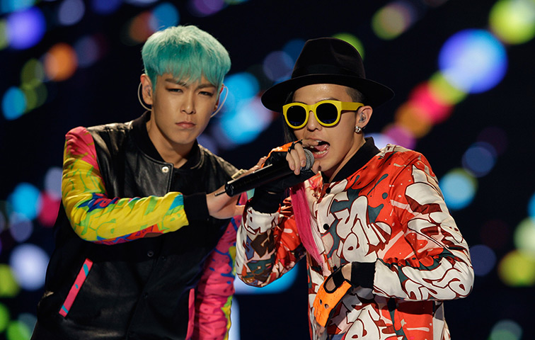K-pop: G-Dragon and T.O.P of BIGBANG perform in Seoul