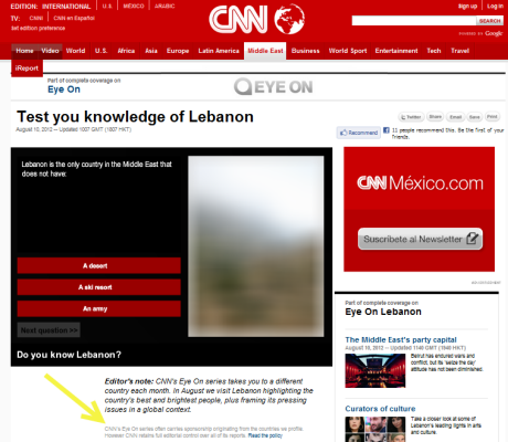 cnn eye on lebanon