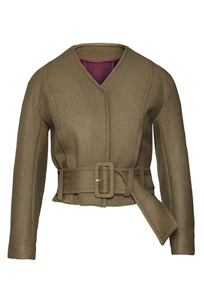 Fashion blogger Bip Ling: Khaki belted jacket