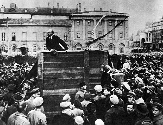 Rest is Noise: Lenin in Red Square circa 1917