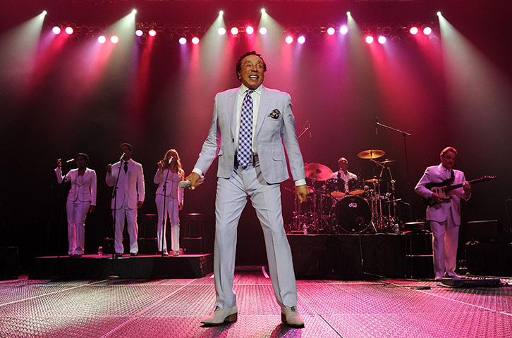 Football: Smokey Robinson in concert at Hard Rock Live in Florida, US