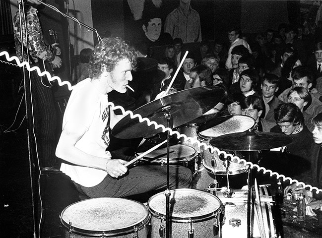 Ginger Baker: Photo of Ginger BAKER and CREAM