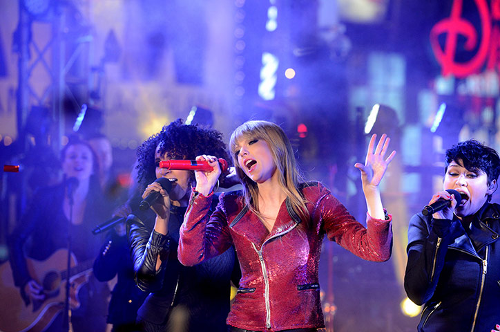 Week in Music: Taylor Swift performs at the celebrations in Times Square on New Years Eve