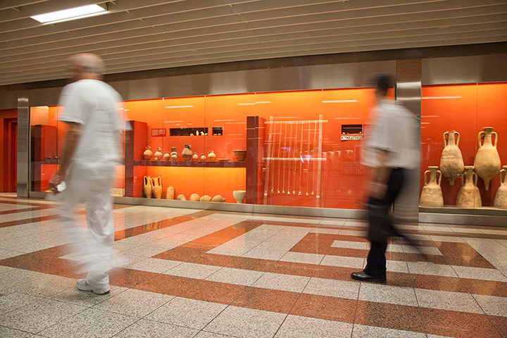 World subways: Akropoli Metro Station, Athens Greece