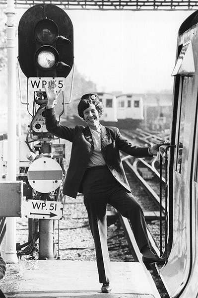 Tube through the decades: First woman tube driver, 1978