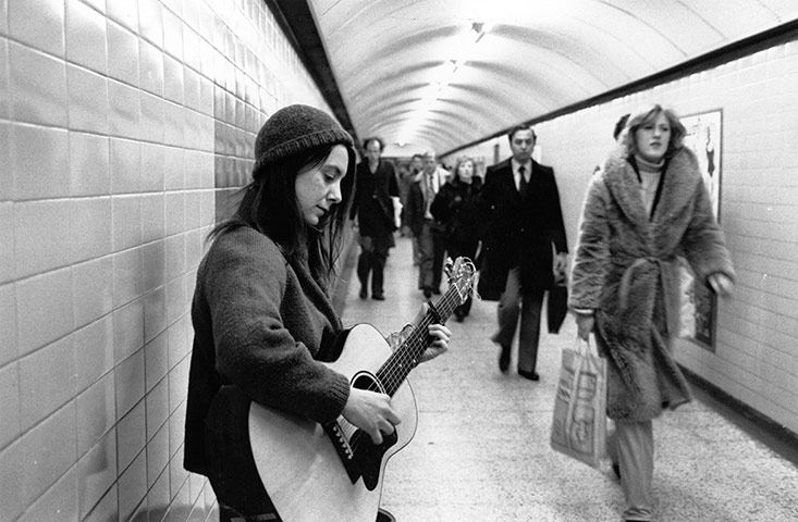 Tube through the decades: Underground Busker, 1979