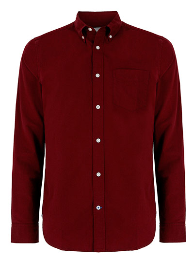 m&s red shirt