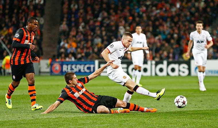 football.: Shakhtar Donetsk v Manchester United